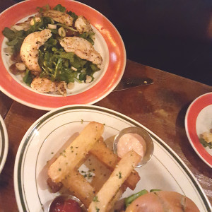 chicken salad and fry cabin