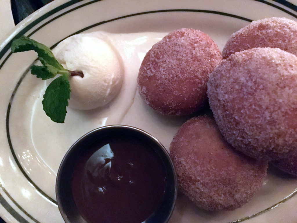 Beignets. Doughnuts. Fried dough puffs.