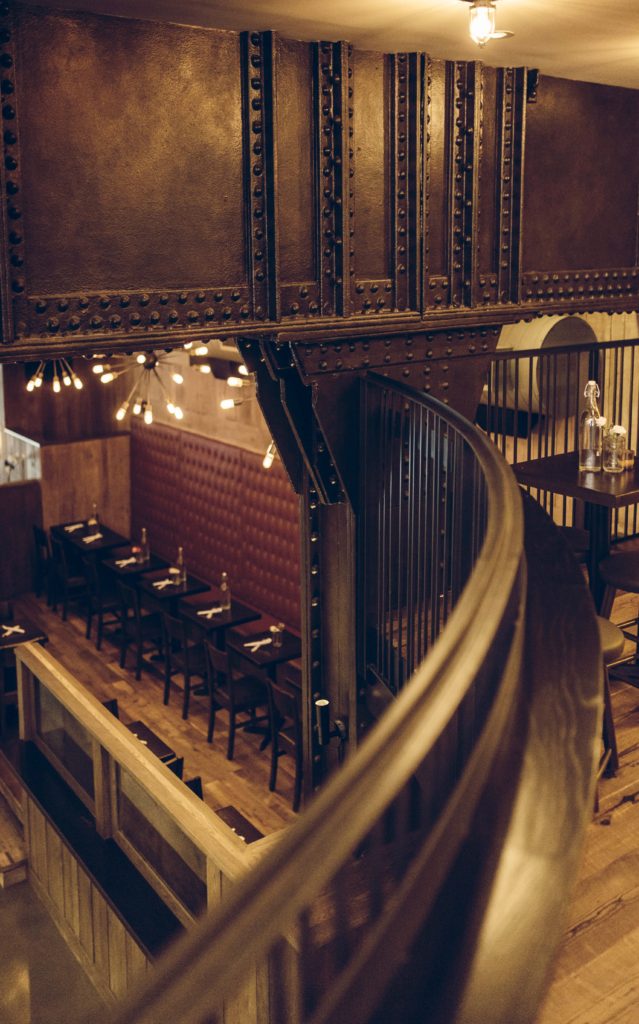 This view from the mezzanine shows everything I love about the MH FiDi design